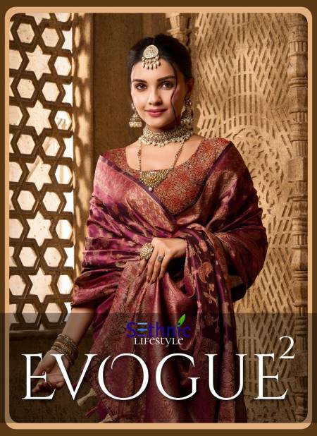 Evogue 2 By Sethnic Organza Wedding Wear Saree Orders In India